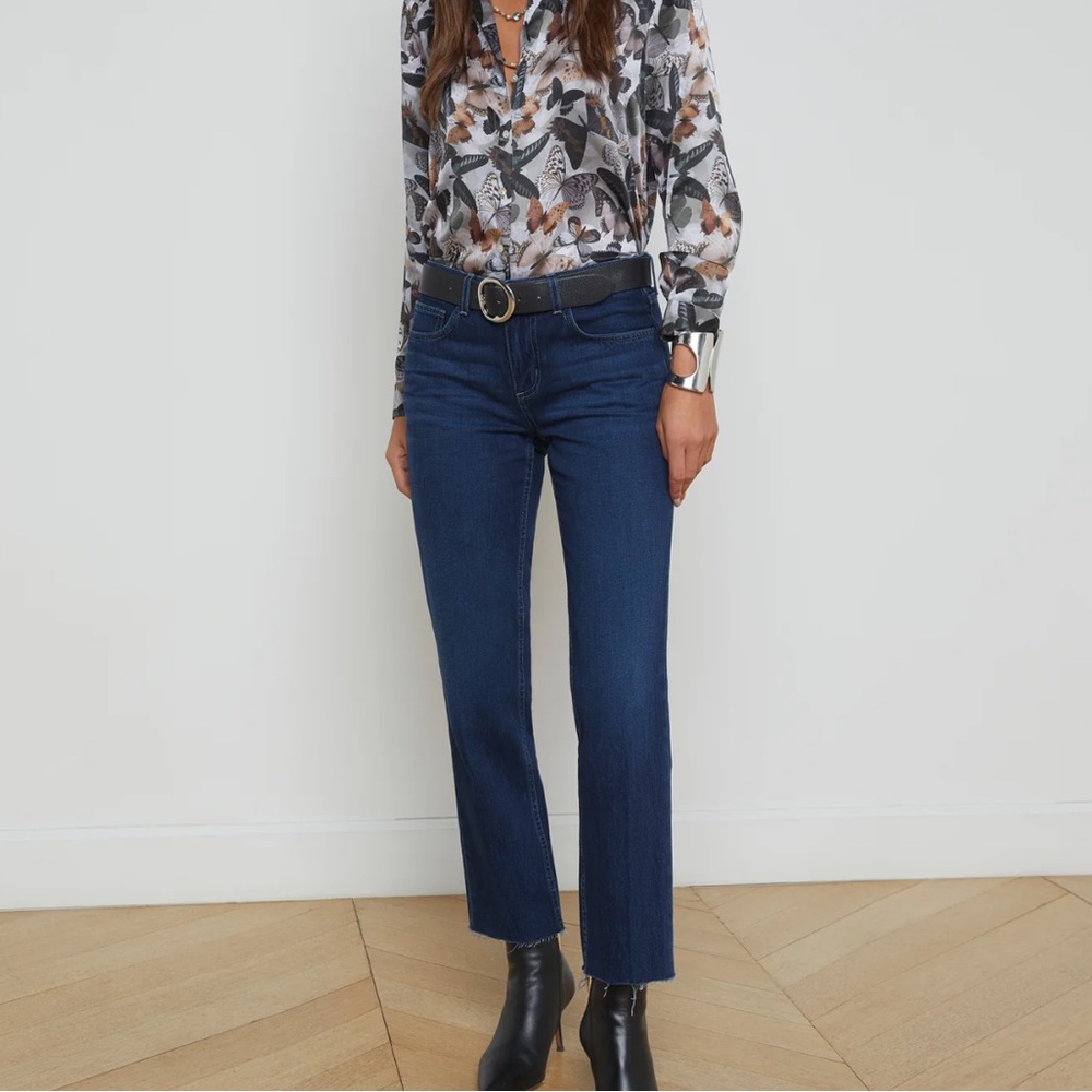 L’AGENCE Milana Slouchy Stovepipe Jean